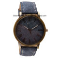 Antique Analog Promotion Quartz Gift Watch avec bande en cuir